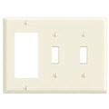 Leviton Wallplates Mid Nyl 2Tog/1Decr-W PJ226-W